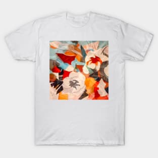 Vivid Abstract Floral T-Shirt